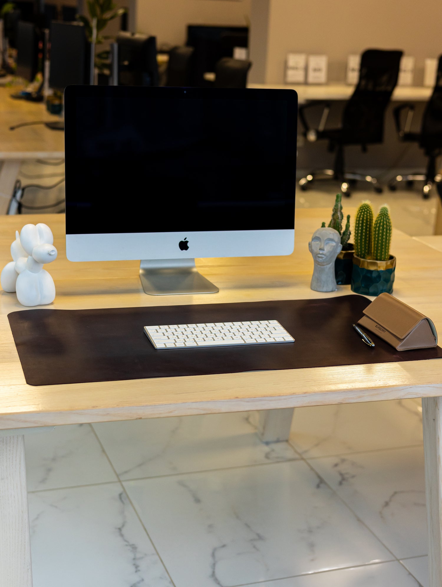 Bordo Leather Desk Pad Mat, Cover Computer Mat for Keyboard, Gaming Mouse