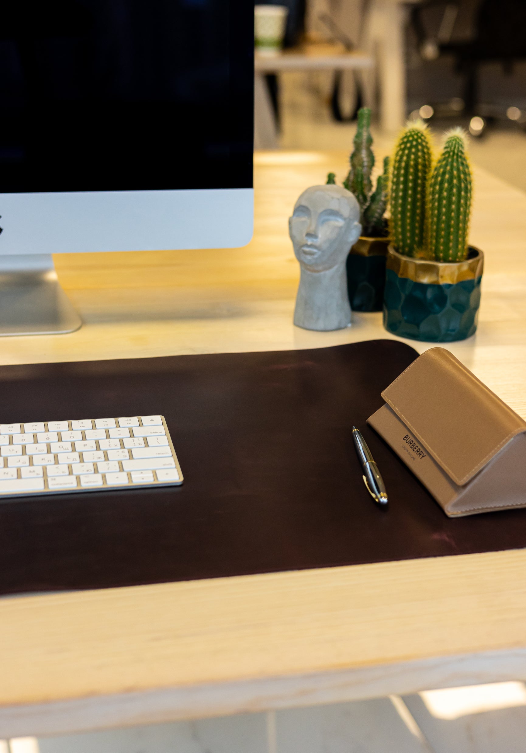 Bordo Leather Desk Pad Mat, Cover Computer Mat for Keyboard, Gaming Mouse