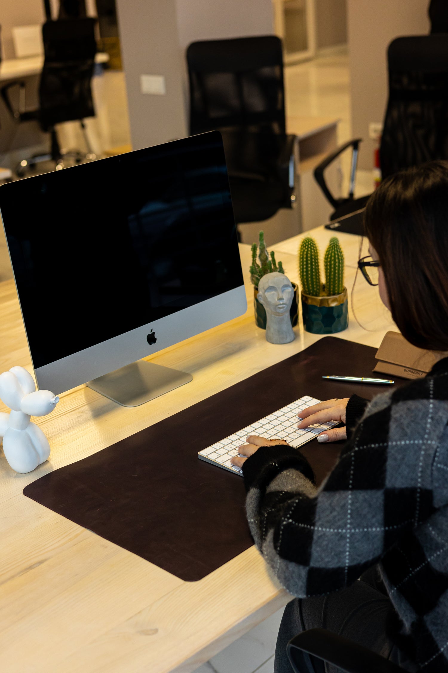 Bordo Leather Desk Pad Mat, Cover Computer Mat for Keyboard, Gaming Mouse