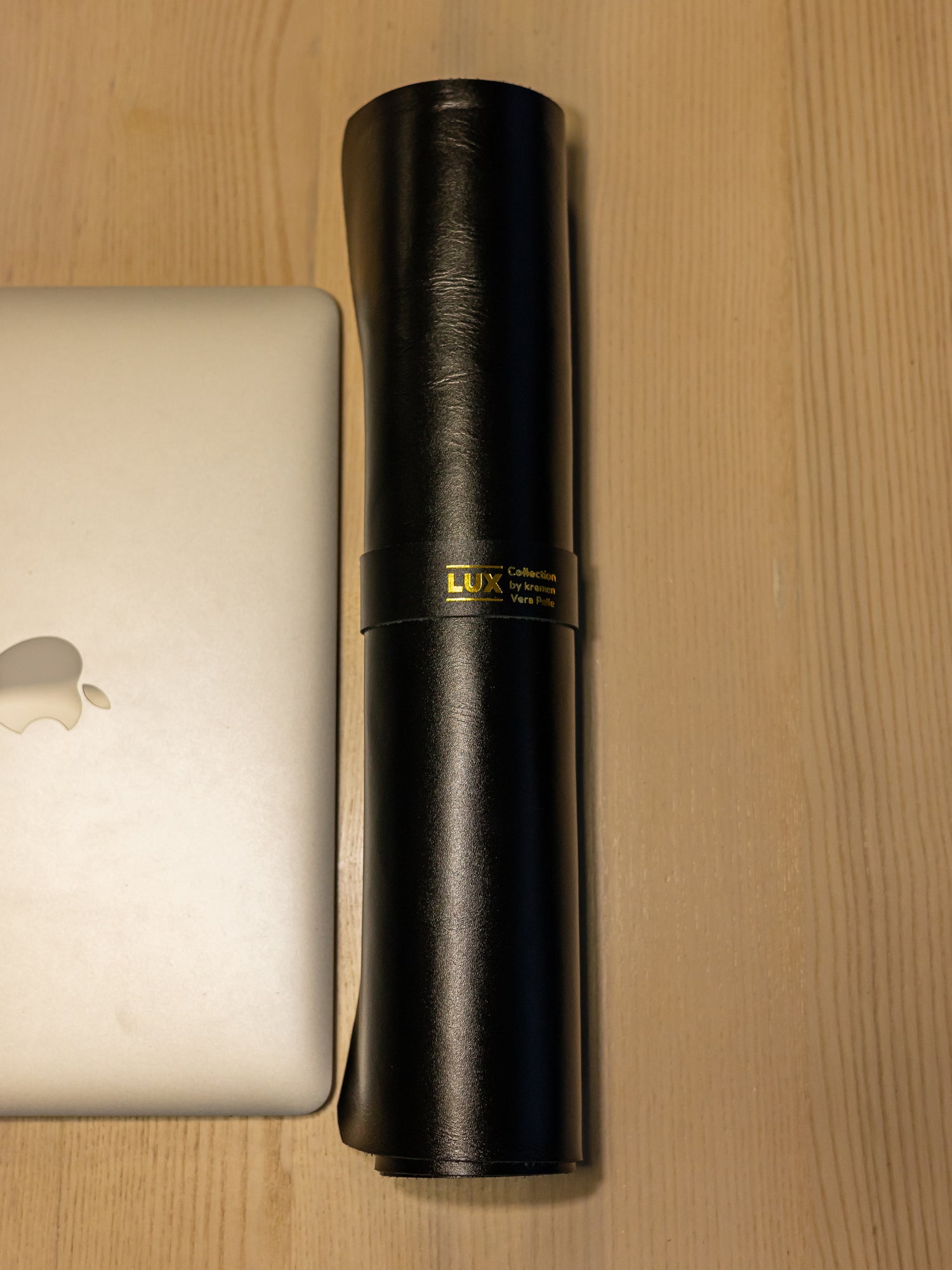 Black Leather Desk Pad Mat, Cover Computer Mat for Keyboard, Gaming Mouse