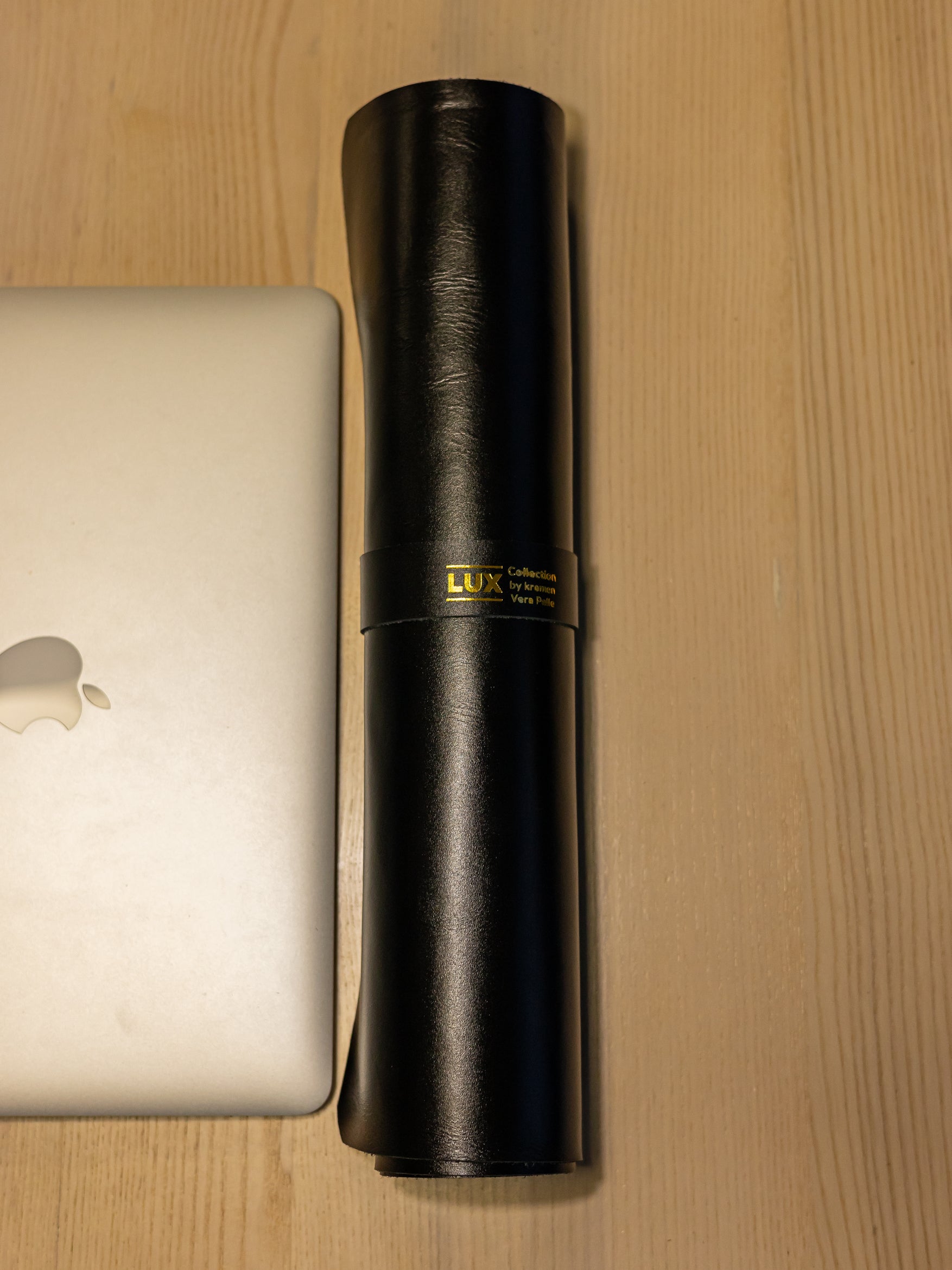 Black Leather Desk Pad Mat, Cover Computer Mat for Keyboard, Gaming Mouse