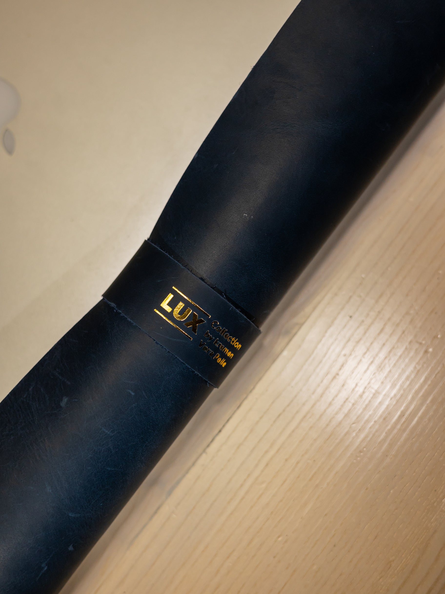 Dark Blue Leather Desk Pad Mat, Cover Computer Mat for Keyboard, Gaming Mouse