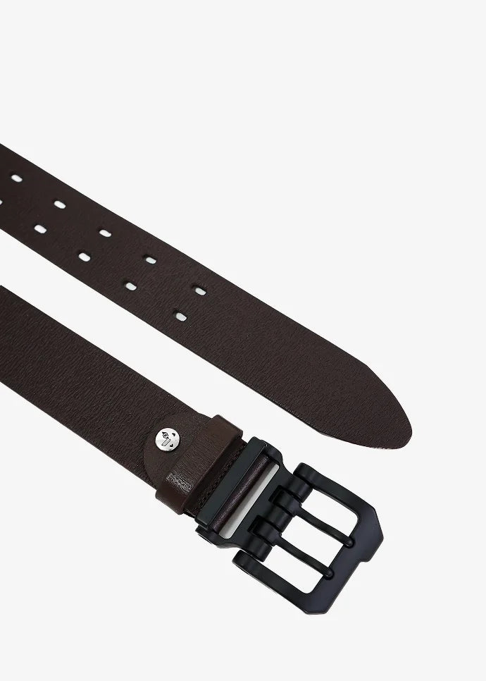 Fargo Men’s Belt in Chocolate Calfskin Leather