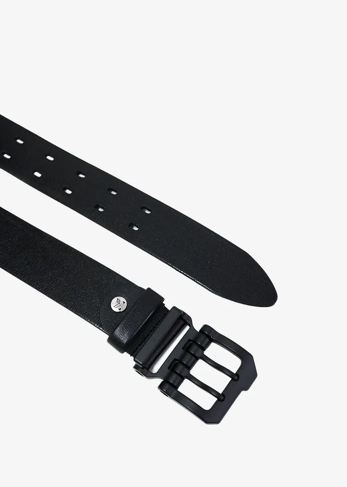Fargo Men’s Belt in Black Calfskin Leather