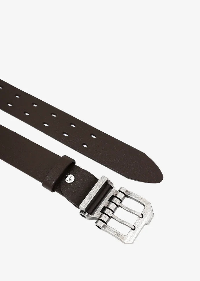 Fargo Vintage Men’s Belt in Chocolate Calfskin Leather