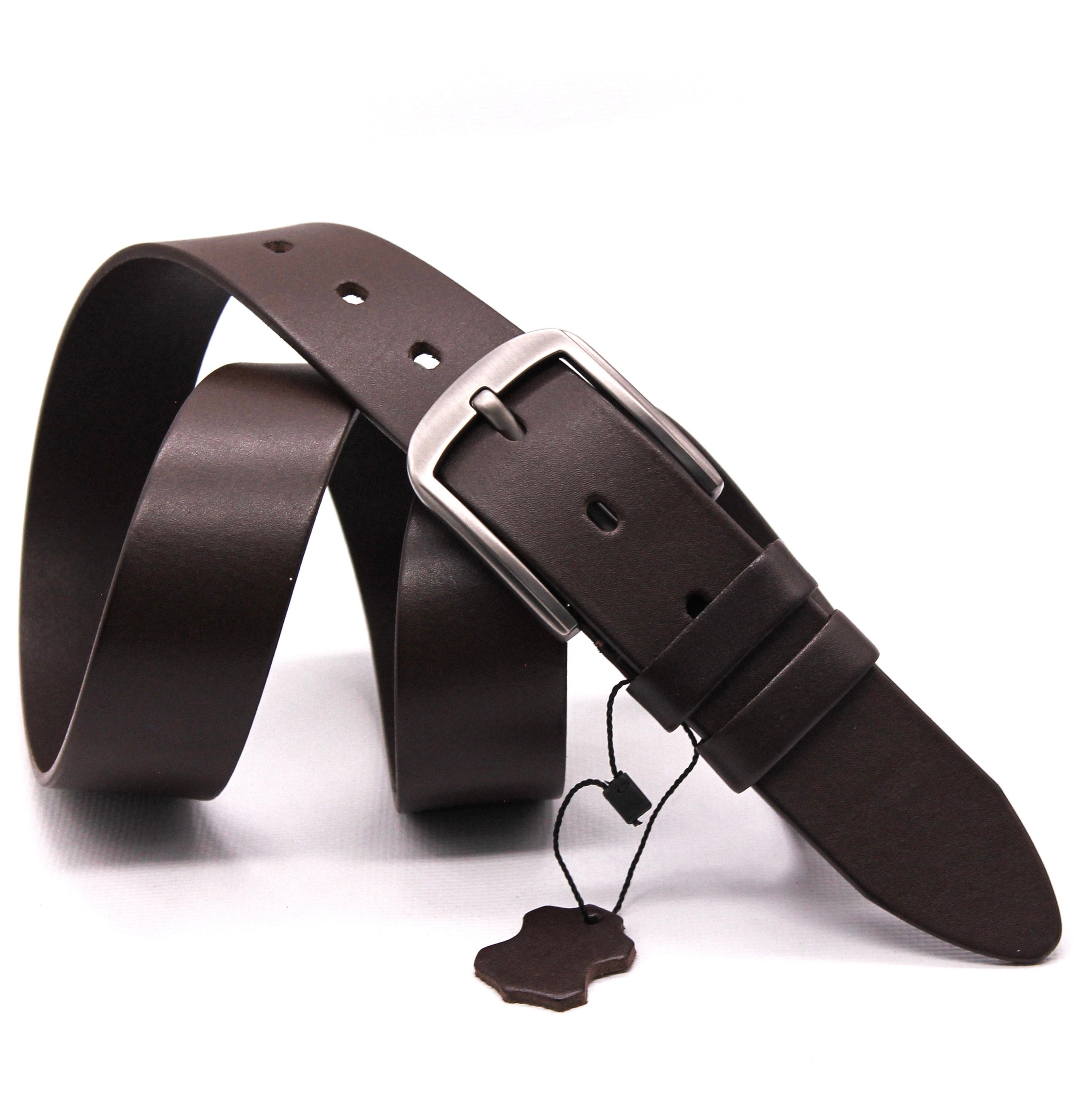 Men's Brown Belt - Premium Duty Leather Belts for Men in Brown Color –  Kremen Lux