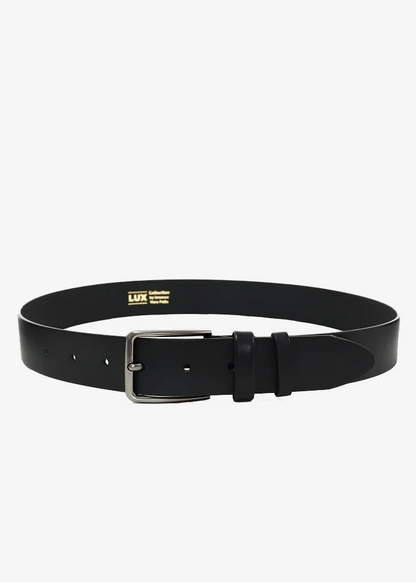 Denver Herrengürtel aus Premium-Kalbsleder in Schwarz